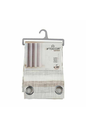 Užuolaidos Dryžiai Tamsiai pilka 140 x 0,1 x 260 cm (6 vnt.) Užuolaidos Dryžiai Tamsiai pilka 140 x 0,1 x 260 cm (6 vnt.)