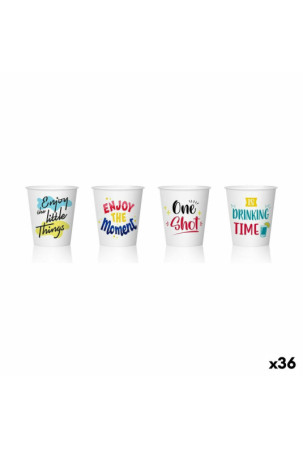 Taurelių rinkinys Algon Vienkartinis Kartonas 40 Dalys 50 ml (36 Vienetai)