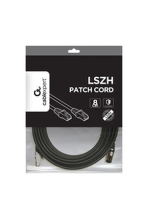 FTP 6 kategorijos kietas tinklo laidas GEMBIRD PP8-LSZHCU-BK-10M 10 m Juoda FTP 6 kategorijos kietas tinklo laidas GEMBIRD PP8-LSZHCU-BK-10M 10 m Juoda