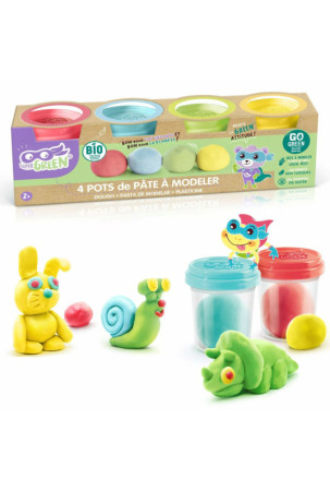 Žaidimas iš plastilino Canal Toys Organic Modeling Clay 4 vnt.