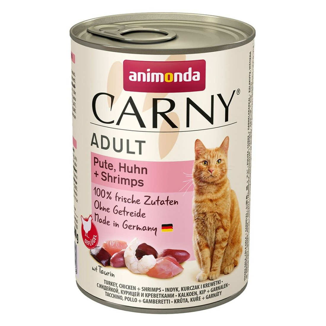 Kačių maistas Animonda Carny Višta Turkija 400 g