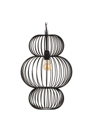 Pakabinamas apšvietimas 34 x 34 x 51 cm Juoda Geležis Ø 34 cm