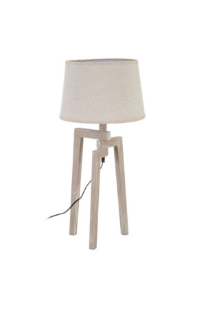 Stalinė lempa Balta Linas Medžio 60 W 220 V 240 V 220-240 V 30 x 30 x 66 cm