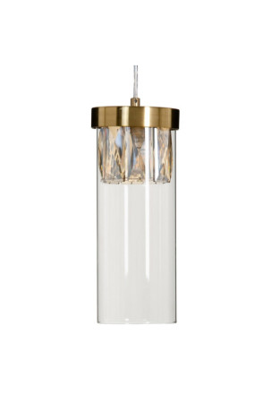 Pakabinamas apšvietimas Stiklas Auksinis Metalinis 11 x 11 x 45 cm