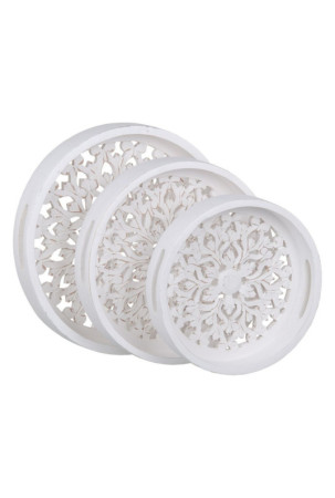 Užkandžių dėklas Balta 3 Dalys DMF