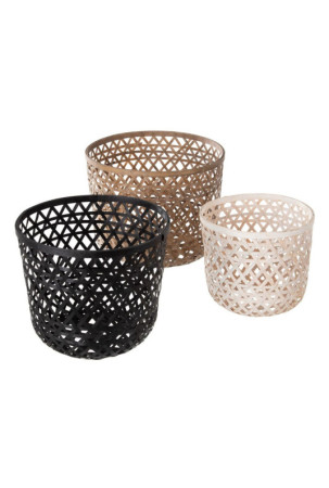 Kabantis šviestuvas 45 x 45 x 37 cm Bambukas (3 vnt.)