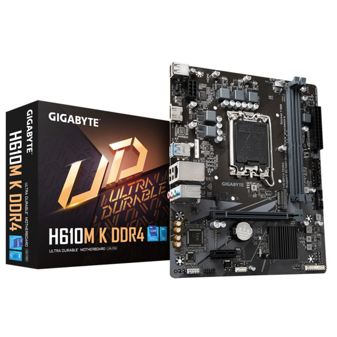 Pagrindinė plokštė Gigabyte H610M K DDR4 1.0