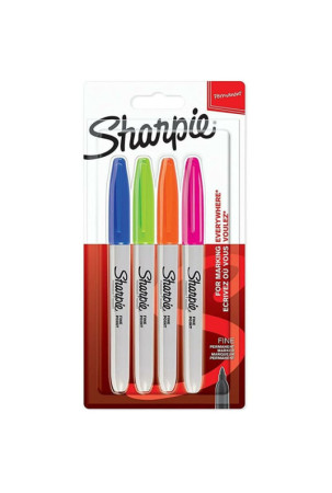 Žymeklių rinkinys Sharpie 4 Dalys Spalvotas (3 vnt.)