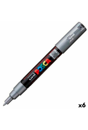 Fetras POSCA PC-1M Sidabras (6 vnt.)