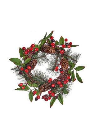 Kalėdinis vainikas Ruda...