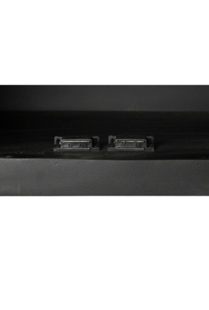 Televizoriaus baldai DKD Home Decor Juoda Rotangas Mango mediena (145,5 x 40,5 x 60 cm)