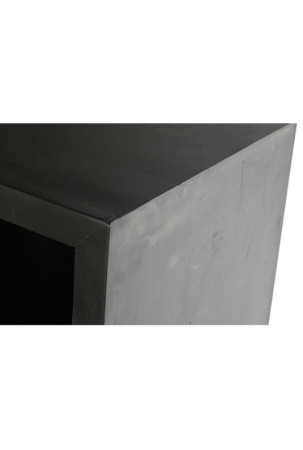 Televizoriaus baldai DKD Home Decor Juoda Rotangas Mango mediena (145,5 x 40,5 x 60 cm)