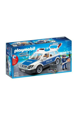 Automobilis su šviesa ir garsu City Action Police Playmobil Squad Car with Lights and Sound