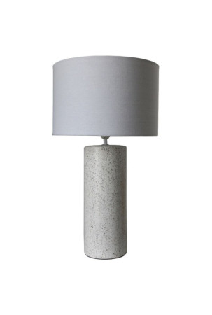 Stalinė lempa DKD Home Decor Balta Spalvotas Linas Dolomite 25 W 50 W 220 V 42 x 42 x 73,5 cm