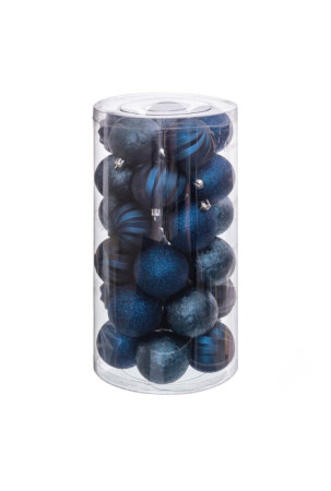 Eglutės rutuliukai Mėlyna Plastmasinis 6 x 6 x 6 cm (30 vnt.)