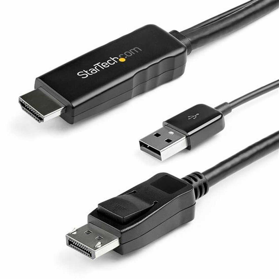 Display Port - HDMI/VGA adapteris Startech HD2DPMM2M   (2 m) Juoda