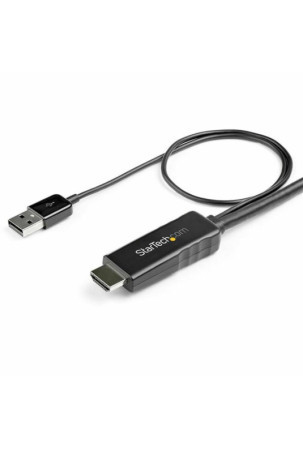 Display Port - HDMI/VGA adapteris Startech HD2DPMM2M   (2 m) Juoda