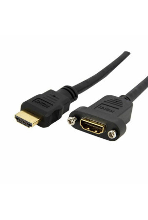 HDMI kabelis Startech HDMIPNLFM3    Juoda HDMI kabelis Startech HDMIPNLFM3    Juoda
