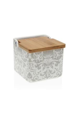 Druskinė su dangteliu Versa Damasco Keramikinis Dolomite 12,2 x 11,5 x 12,2 cm
