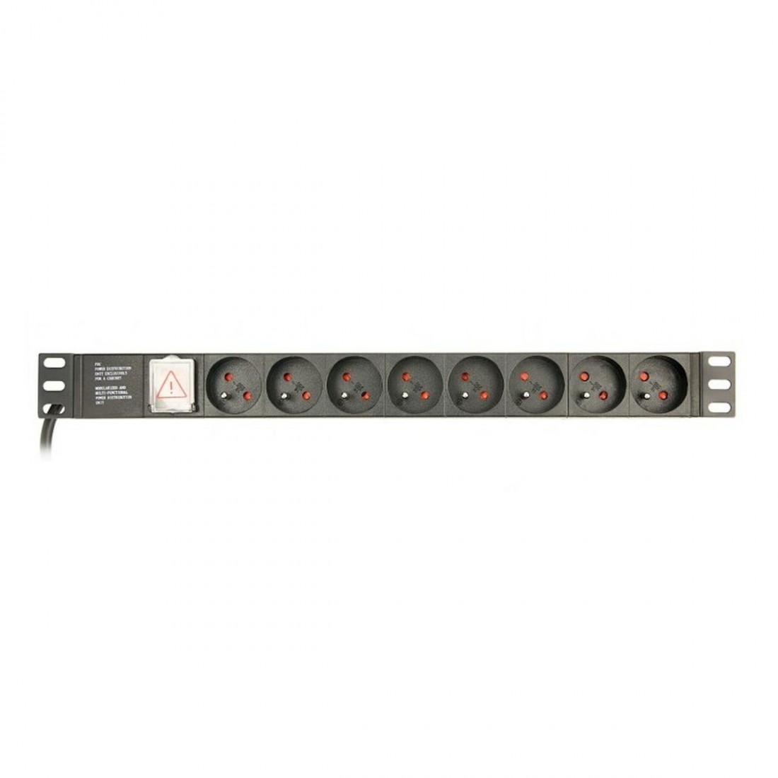 Ilgintuvas, 19 "8, Tomas Schuko, su įjungimo / išjungimo jungikliu GEMBIRD EG-PDU-014-FC14 (3 m)