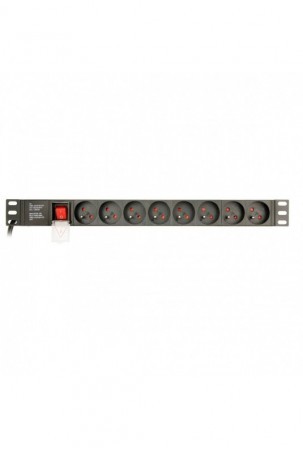 Ilgintuvas, 19 "8, Tomas Schuko, su įjungimo / išjungimo jungikliu GEMBIRD EG-PDU-014-FC14 (3 m)
