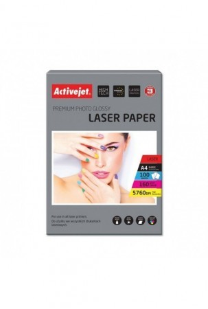 Blizgus nuotraukų popierius Activejet AP4-160G100L A4 100 Paklodės 21 x 29,7 cm