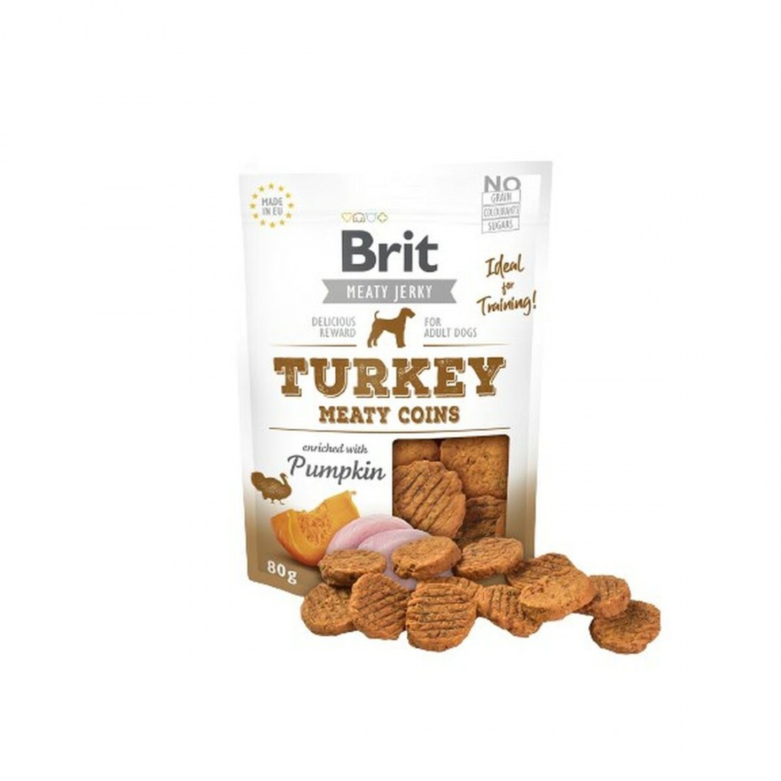 Užkandis šunims Brit Jerky Snack Turkija 80 g