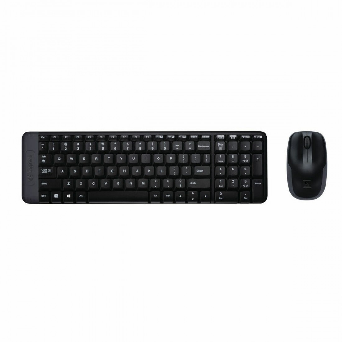 Klaviatūra ir pelė Logitech Wireless Combo MK220 Juoda QWERTY Qwerty US