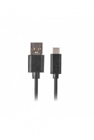 USB A - USB C kabelis Lanberg CA-USBO-31CU-0018-BK Juoda 1,8 m