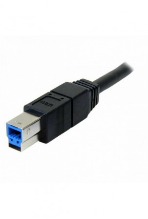 USB A - USB B kabelis Startech USB3SAB3MBK 3 m Juoda USB A - USB B kabelis Startech USB3SAB3MBK 3 m Juoda