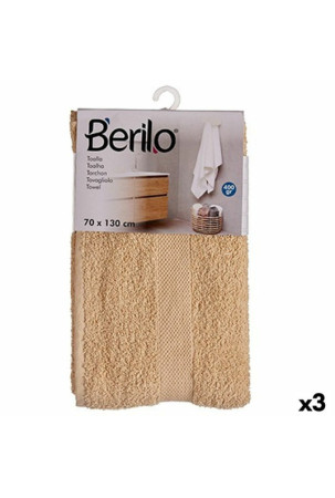 Vonios rankšluostis Kreminė 70 x 130 cm (3 vnt.)