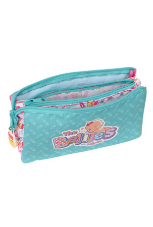 Trigubas penalas The Bellies Purpurinė Turkis Balta 22 x 12 x 3 cm Trigubas penalas The Bellies Purpurinė Turkis Balta 22 x 12 x 3 cm