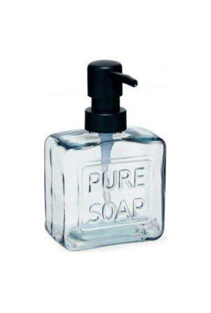 Muilo dozatorius Pure Soap 250 ml Stiklas Juoda Plastmasinis (12 vnt.)