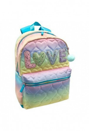 Mokyklinis krepšys Blin-Blin Love Turkis 42 x 31 x 14 cm