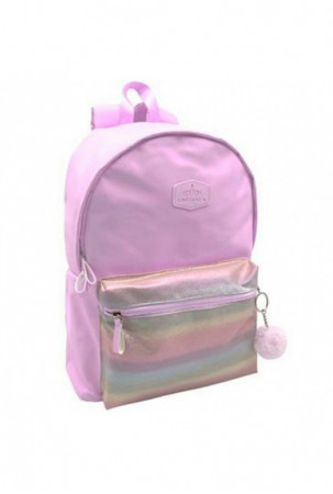 Mokyklinis krepšys Blin-Blin Rožinė 42 x 31 x 14 cm Vaivorykštė