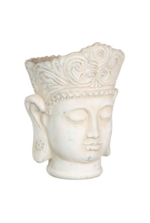 Kabantis šviestuvas Kreminė Degtas molis Buda Rytietiškas 18,4 x 18,4 x 25,6 cm