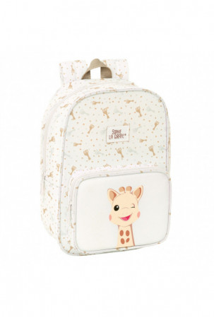 Mokyklinis krepšys Sophie la Girafe Rusvai gelsva 20 x 28 x 8 cm