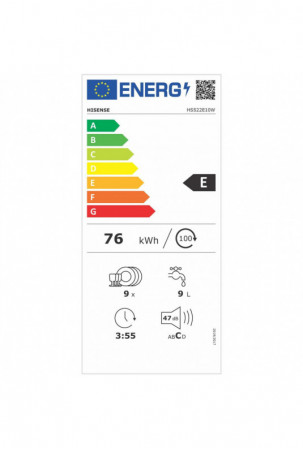 Indų plovimo mašina Hisense...