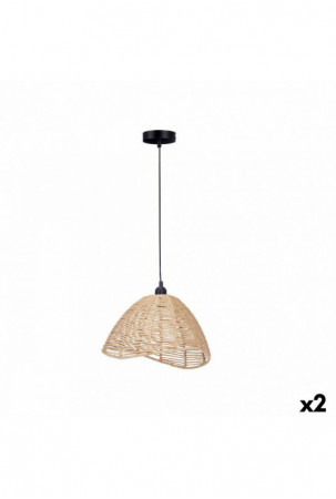 Pakabinamas apšvietimas Natūralus Rotangas 60 W Konusinis 220 -240 V 34 x 20 x 30 cm (2 vnt.)