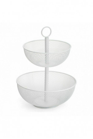 Vaisių dubuo Confortime Dvigubas Metalinis 31 x 31 x 41 cm (4 vnt.)