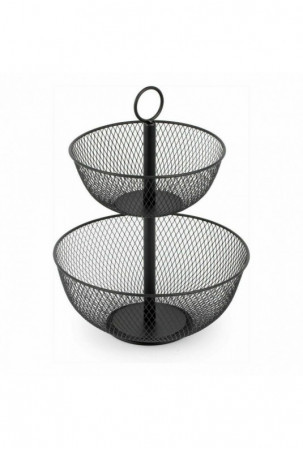 Vaisių dubuo Confortime Dvigubas Metalinis 31 x 31 x 41 cm (4 vnt.)