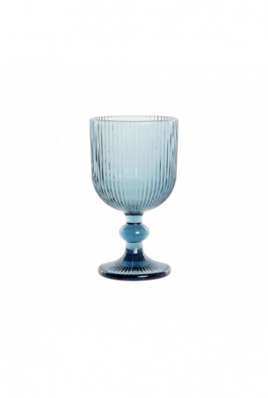 Stiklinių rinkinys DKD Home Decor Mėlyna Stiklas 240 ml