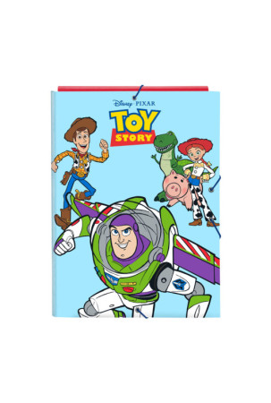 Papkė su skyriais Toy Story Ready to play Šviesiai mėlyna A4