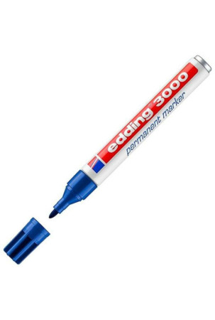 Nuolatinis žymeklis Edding 3000 Mėlyna (10 vnt.)