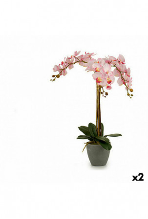 Dekoratyvinis augalas Orchidėja Plastmasinis 29 x 78 x 35 cm (2 vnt.)