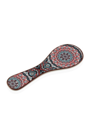 Šaukšto laikiklis Versa Mėlyna Mandala Keramikinis (10 x 28 cm)