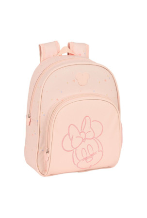 Mokyklinis krepšys Minnie Mouse Baby Rožinė (28 x 34 x 10 cm)