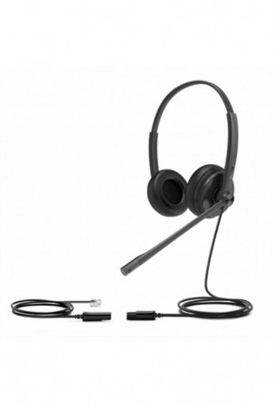Ausinės su mikrofonu Yealink YHS34 LITE DUAL Juoda
