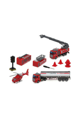 Transporto priemonių žaidimo rinkinys Fire Rescue 54 x 34 cm