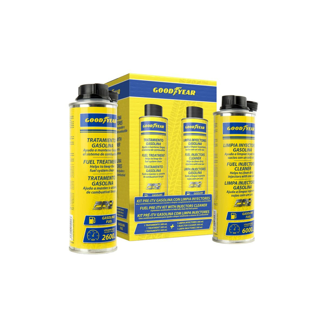 Benzininis purkštukų valiklis Pre-ITV Goodyear 300 ml